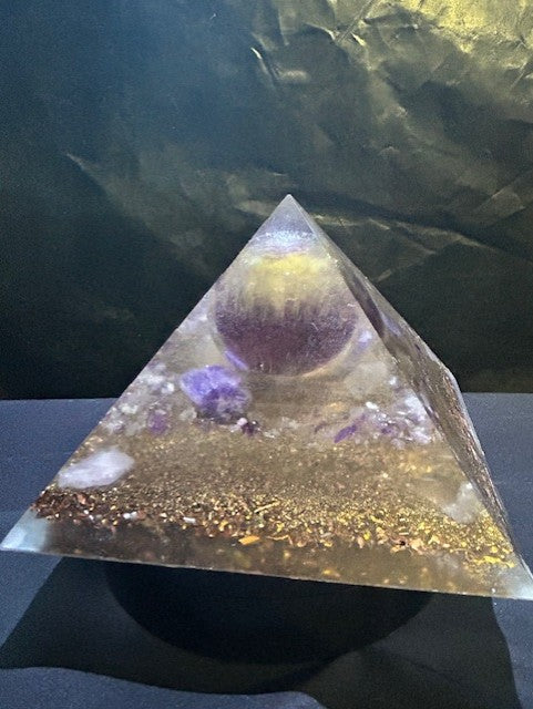 Giza Amethyst Sphere Pyramid