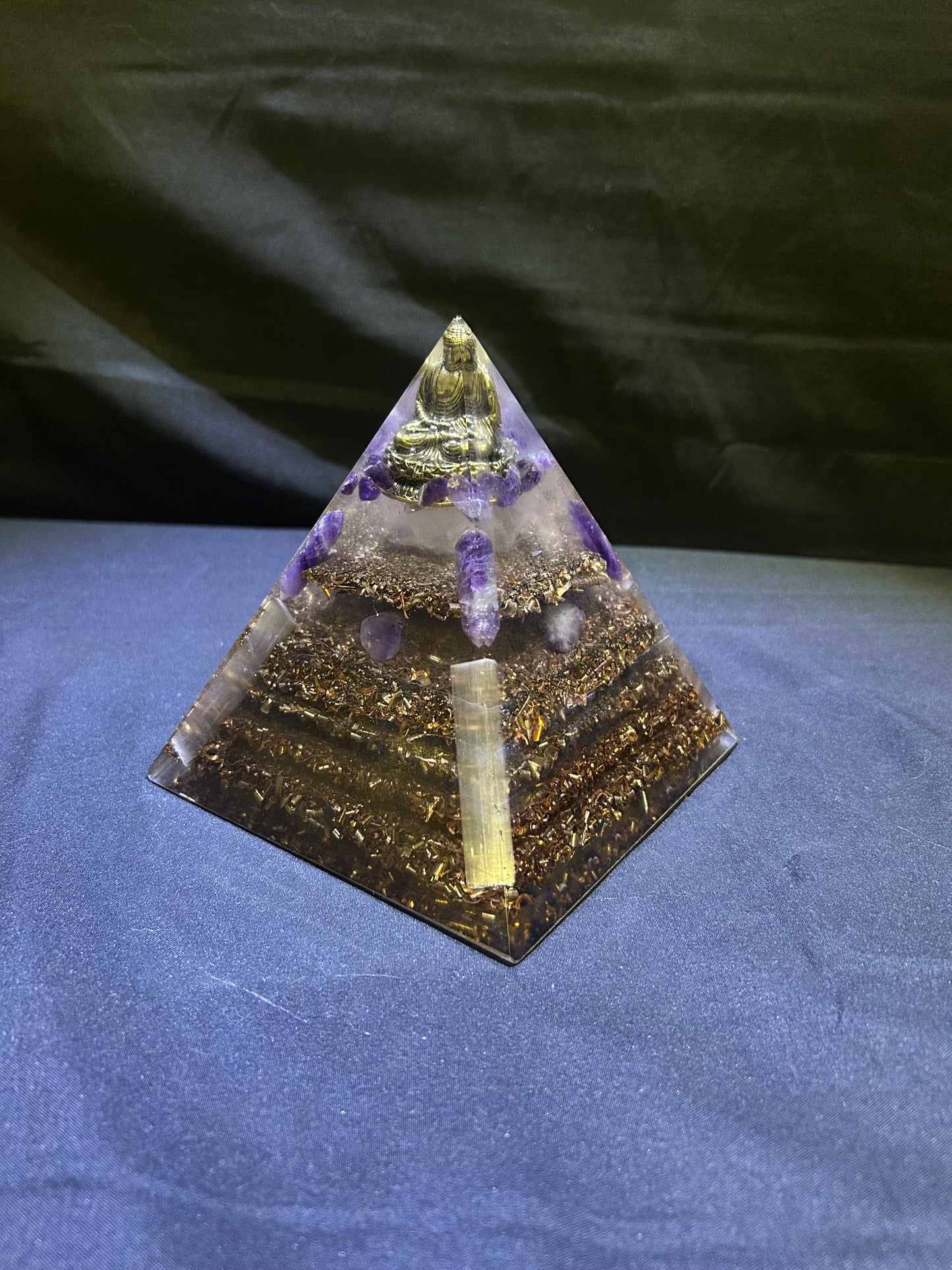 Brass Buddha Pyramid