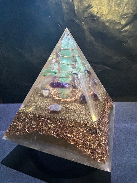 Fluorite Master Crystal Pyramid Tower