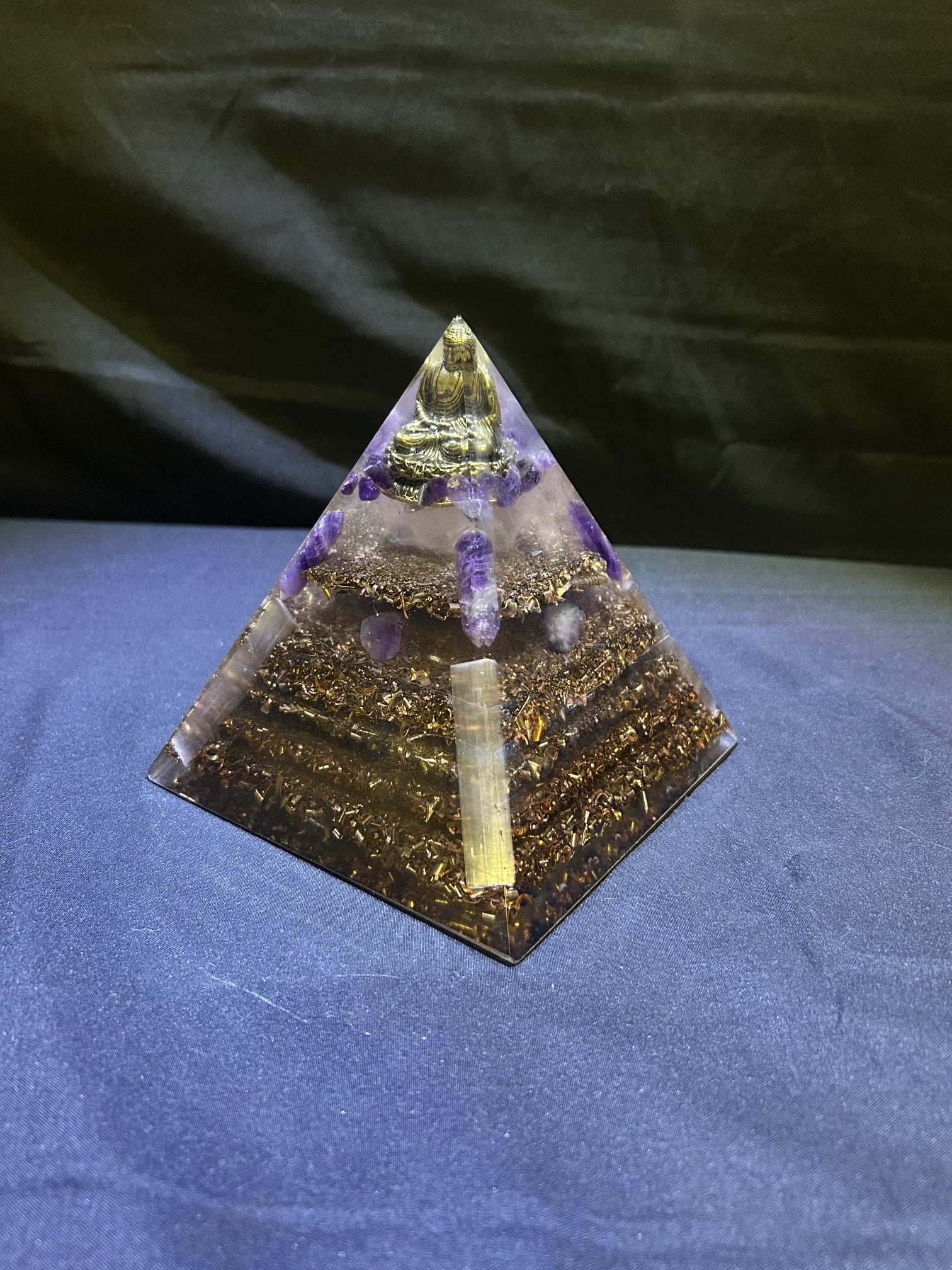 Brass Buddha Pyramid