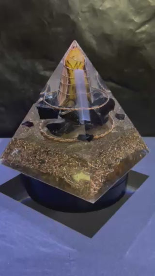 Inspired by the Great Pyramids.